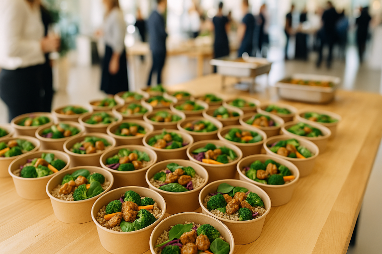 Many mycelium bowls on table