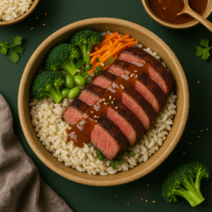 Mycelium protein bowl with vegetables
