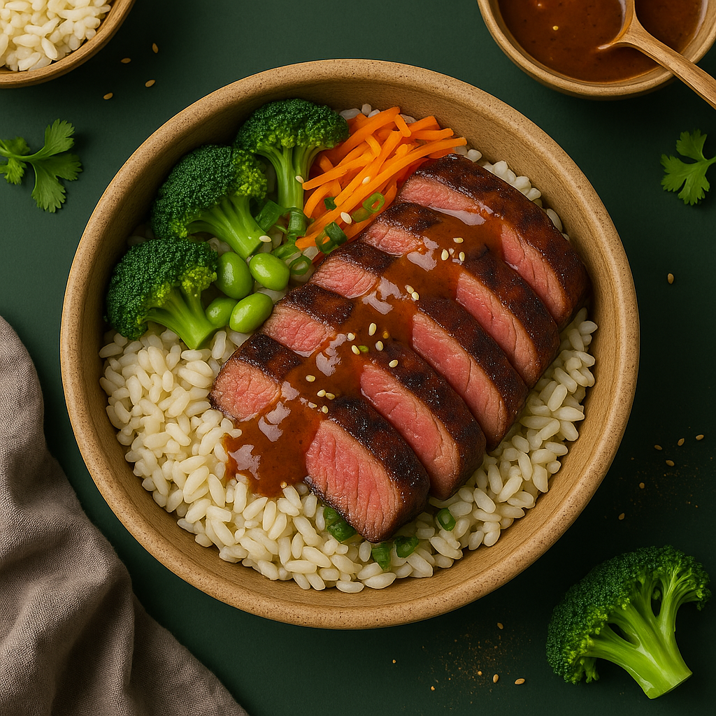 Mycelium protein bowl with vegetables